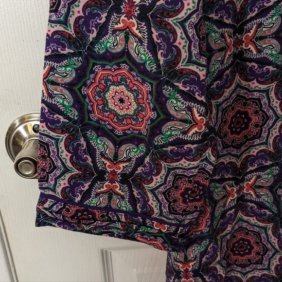 Retro Victoria's Secret Modal & Cotton Boho Paisley‎ V-Neck Night Gown Size S - Picture 4 of 8